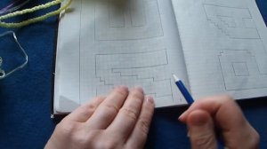 Именная мочалка крючком. Длинные петли