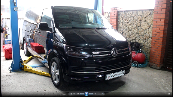 Замена комплекта ГРМ на Volkswagen Transporter T6  Фольксваген Транспортер 2,0 TDI 2017 1часть
