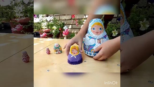 Матрешки из ткани. смотреть онлайн