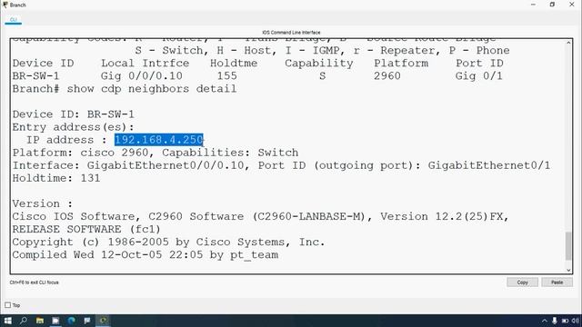 10.8.1 Packet Tracer - Configure CDP, LLDP, and NTP смотреть онлайн