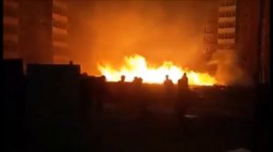 Иркутск. Пожар на подземной парковке (09.05.2016 г.)