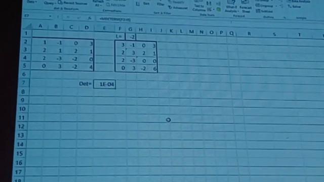 Excel solver for finding the eigenvalue that makes the determinant = 0 смотреть онлайн