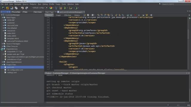 Maven, Git, and NetBeans IDE смотреть онлайн
