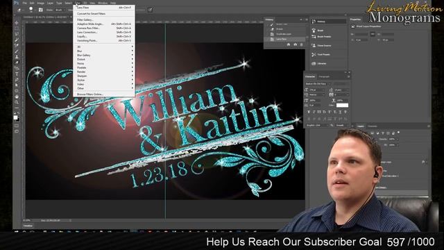 Photoshop Tutorial - Sparkle Text & Graphics with Elements & CC смотреть онлайн