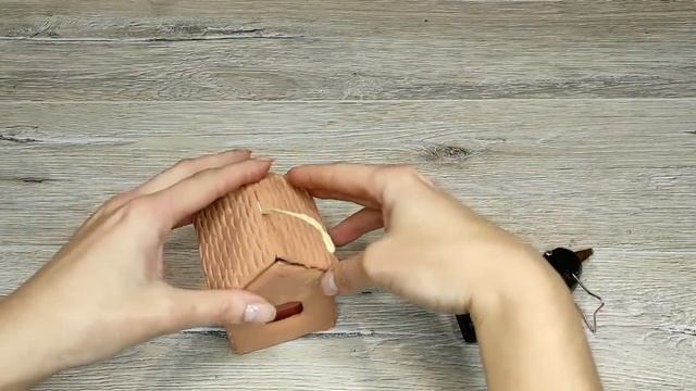 Пряничный домик из необычных материалов./DIY: Gingerbread house. смотреть онлайн