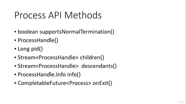 Java tutorial #85 | Some more useful features - Process API | Java course for beginners