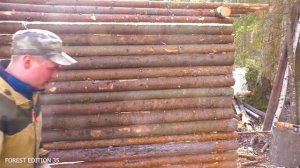 СТРОИМ БАЛАГАН В ЛЕСУ.ЧАСТЬ 3