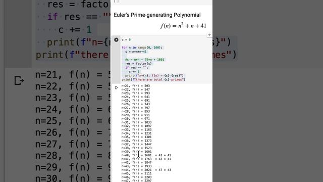 Euler's Prime-Generating Polynomial n^2+n+41