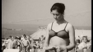 Лучший городской пляж на Волге - в Куйбышеве (ныне Самара)