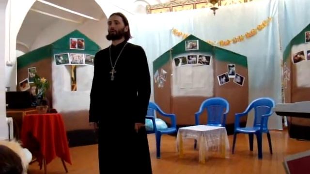 1. Пасха 2015. Детский праздник (Кошкин дом). Успенское. смотреть онлайн