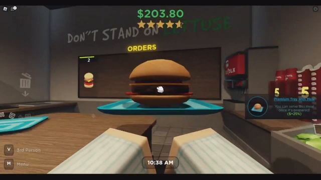 ROBLOX BURGER GAME UPDATE смотреть онлайн
