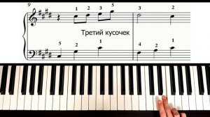 ? МЕЛОДИЯ ОСЕНИ И УЮТА На Пианино УРОК + НОТЫ ? Hijo De La Luna