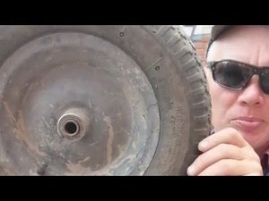 Переделываю одноколесную тачку на двухколесную.