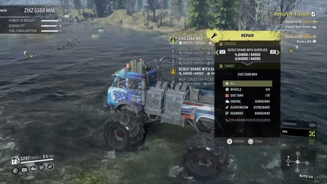 SnowRunner My top 5 Scouts - Phase 6 смотреть онлайн