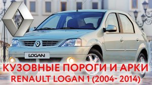 Renaut Logan 2004-2014: пороги и арки для ремонта кузова Рено Логан
