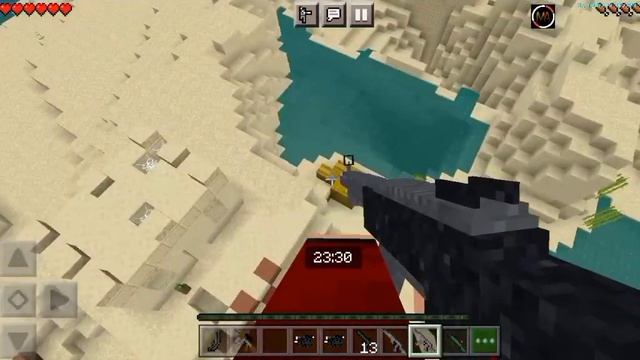 Играем в стрелялки с другом в Майнкрафт смотреть онлайн