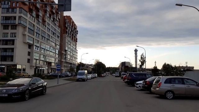 Городской округ Красногорск 3992 ЖК Отрада 2, посёлок Отрадное, Пятницкая улица лето вечер