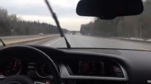 Разгон на audi a5 211 л.с. Stage 1 до 200 км