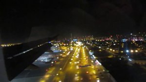 Приземление самолёта в Дубай