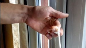 ?Ручка на пластиковую дверь за 1 минутку
