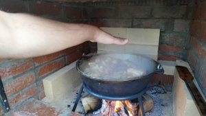 ВКУСНЕЙШАЯ ХАШЛАМА  или как приготовить на  огне в казане ХАШЛАМУ из рагу BLACK ANGUS  от YUSIBRO