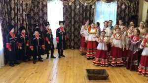 Шуточная казачья песня "Корыто". Образцовый фольклорный ансамбль "Кубанские голоса" Белореченск