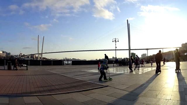 Владивосток набережная Цесаревича 11 мая 2016 (Timelapse1).