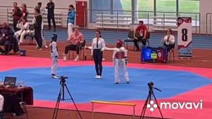Всероссийские соревнования по тхэквондо «Патриот». Девочки до 33 кг. 1/4 финала