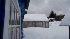 Зима в саду❄️ Горнолыжка⛷️Убрали Ёлку?На снегоходах?