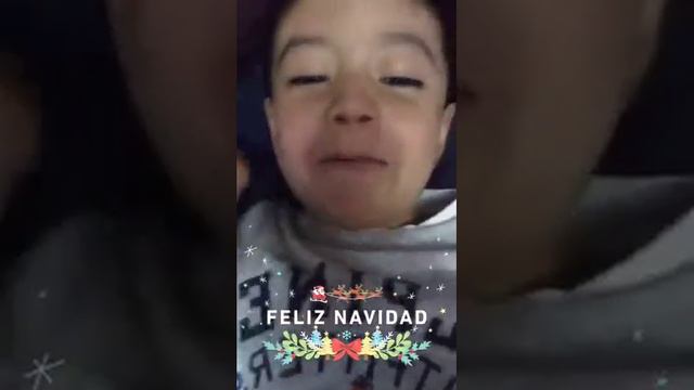 Feliz Navidad Juanes 4añitos