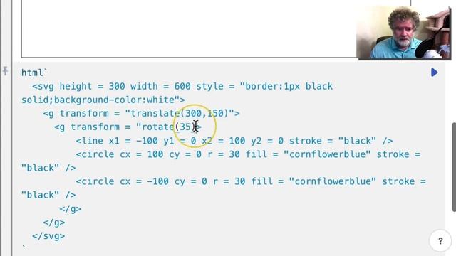 Rotating an SVG Group смотреть онлайн