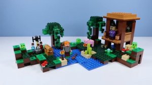 LEGO Minecraft The Witch Hut 21133 with Small Slime!