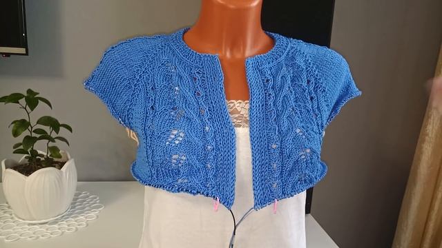 Продвижения по кардигану и "Французской кофточке". Свитер "Малинка" на доче. смотреть онлайн