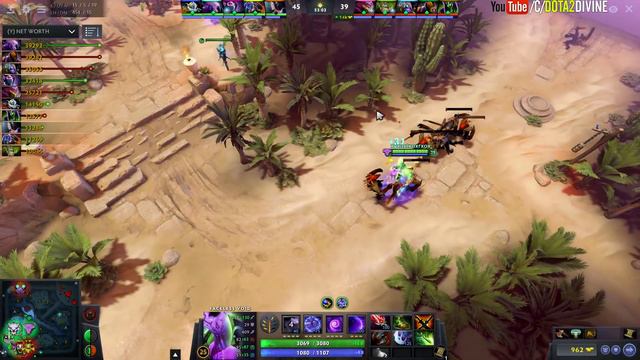 Faceless Void Scepter Epic 4 Man Chrono Comeback TOP mmr Dota 2 gameplay смотреть онлайн