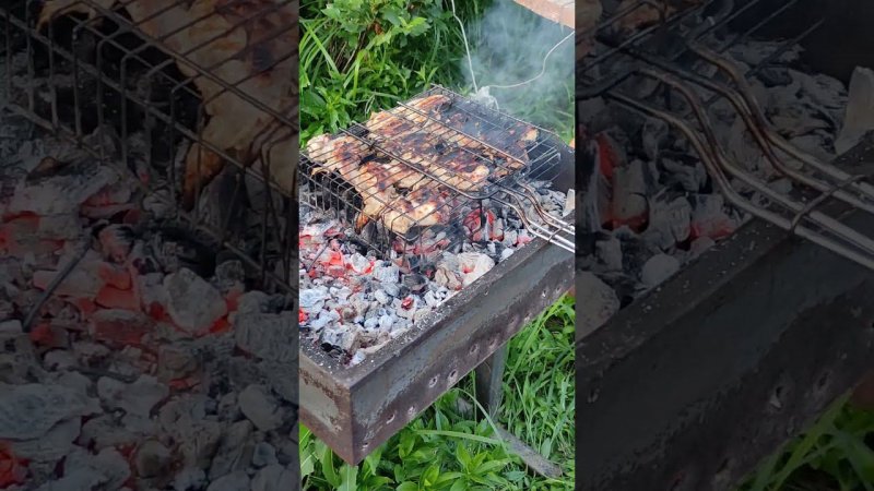 Пикник на природе! Шашлык из курицы! Picnic in nature #chickenbarbecue