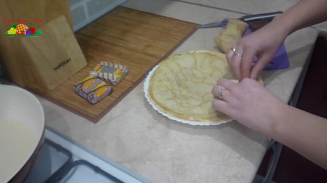 Блинчики с ""фруктово шоколадной"" начинкой смотреть онлайн