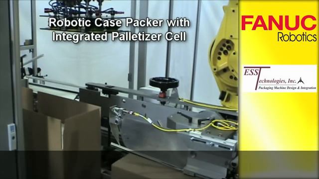 FANUC M-710iA Case Packs and Palletizes Cases - FANUC Robotics Industrial Automation