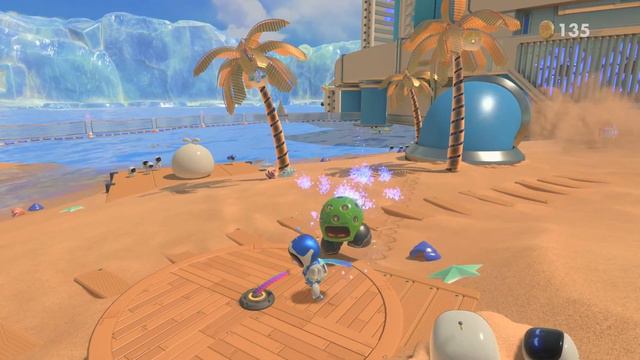 Astro's Playroom #1 - Родники Охлаждения , пляж роботов - Артефакты и Детали головоломки смотреть онлайн