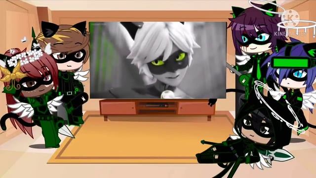 Past Catnoirs reacts to AdrienCatnoirCatblanc part 2 Gacha ClubSparkle_Aftøn