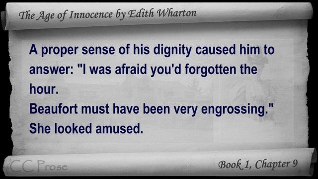 Chapter 09 - The Age of Innocence by Edith Wharton смотреть онлайн