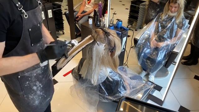 рельефное окрашивание, balayage, hair color, blonde, балаяж, шатуш, окрашивание волос смотреть онлайн