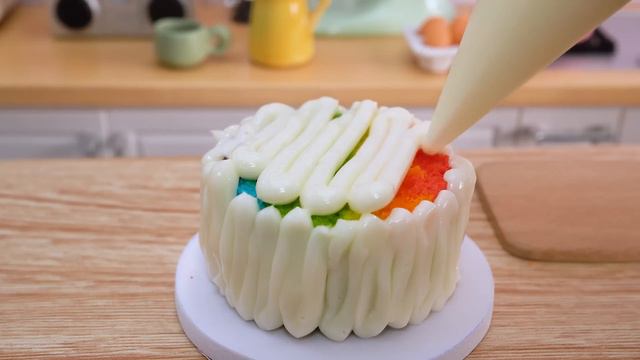 Using Coca Cola Fanta Pepsi To Make Colorful Rainbow Ice Cream 🌈 Miniature Fruit Jelly Honey Recipe