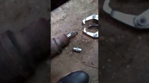 VOLKSWAGEN т4 синхро, замена подшипников на подвесном карданного вала.