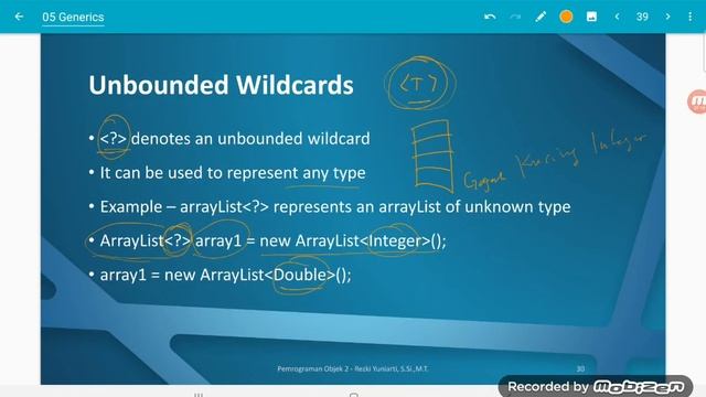 generic wildcard - generic di java part 3 смотреть онлайн