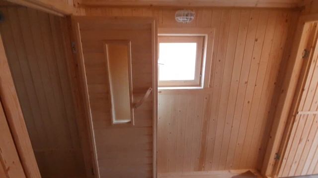 Заказ-Дом: готовая мобильная баня из профилированного бруса под ключ в Московской области Шаховская