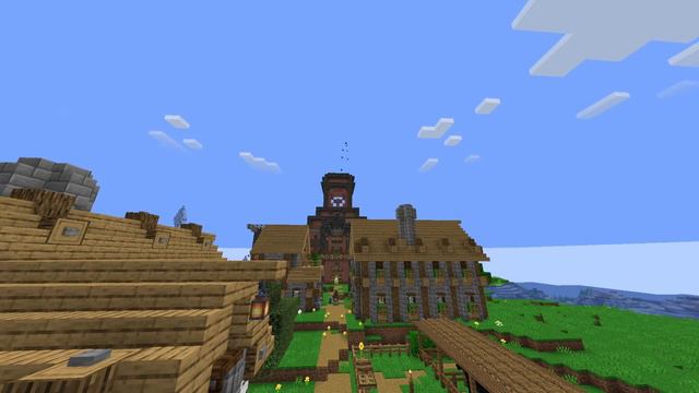 "Building A WORKING CLOCK TOWER" Minecraft CREATE MY PERFECT WORLD #minecraft #createmod