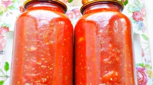 Перец в томатном соке на зиму! Вкусная заготовка!