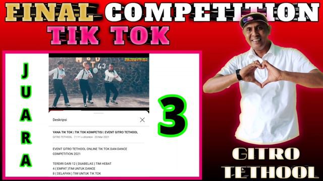 PENGUMUMAN JUARA EVENT ONLINE GITRO TETHOOL | HUT KE 43 TAHUN смотреть онлайн