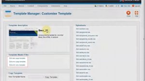 How to edit site template in Joomla! 2.5