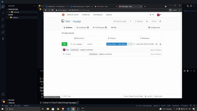 Gogs, Hosting AutoAdministrado de Git (Instalacion y configuracion) смотреть онлайн